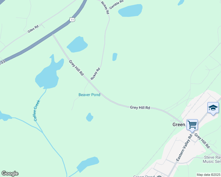 map of restaurants, bars, coffee shops, grocery stores, and more near 488 Grey Hill Road in McCalla