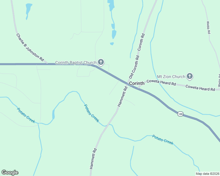 map of restaurants, bars, coffee shops, grocery stores, and more near 84 Jackson Street in Hogansville