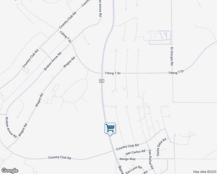 map of restaurants, bars, coffee shops, grocery stores, and more near 3245 Borrego Springs Road in Borrego Springs