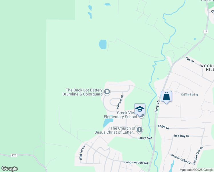map of restaurants, bars, coffee shops, grocery stores, and more near 787 Crider Road in Shelby County