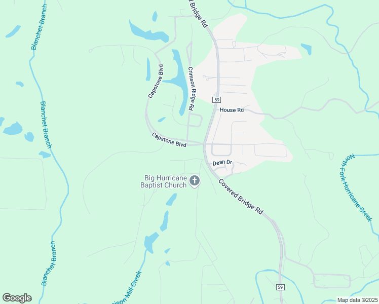 map of restaurants, bars, coffee shops, grocery stores, and more near 16000 Capstone Blvd in Brookwood