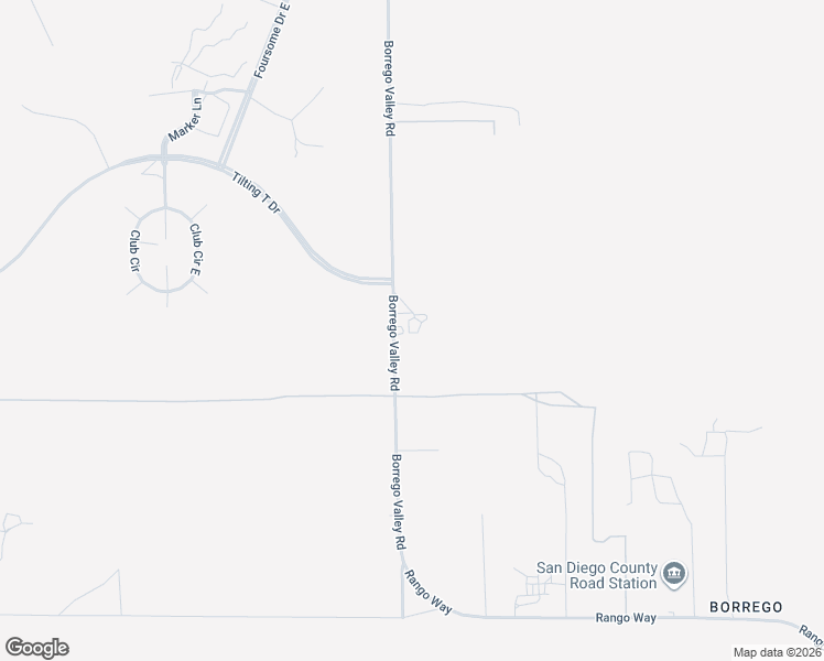 map of restaurants, bars, coffee shops, grocery stores, and more near 3241 Borrego Valley Road in Borrego Springs