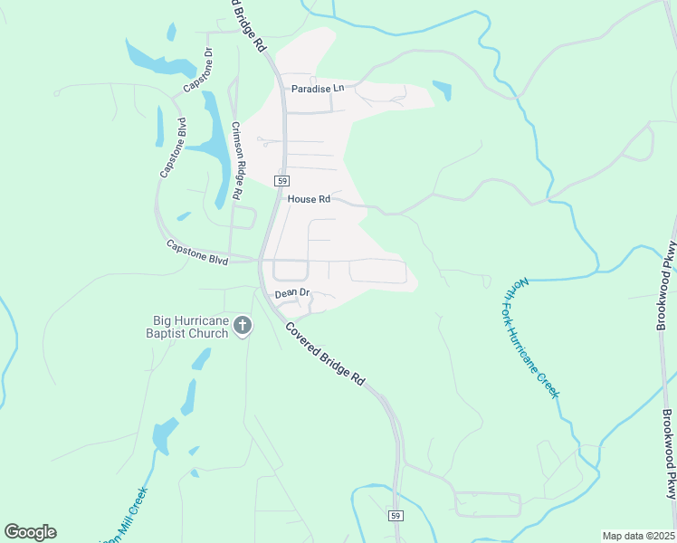 map of restaurants, bars, coffee shops, grocery stores, and more near 16029 Stone Ridge Parkway in Brookwood