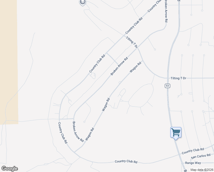 map of restaurants, bars, coffee shops, grocery stores, and more near 3245 Broken Arrow Road in Borrego Springs