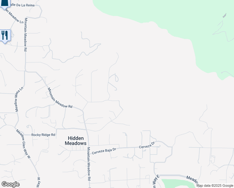 map of restaurants, bars, coffee shops, grocery stores, and more near 28623 Willow Park Road in Escondido