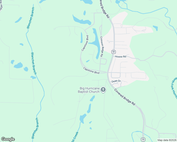 map of restaurants, bars, coffee shops, grocery stores, and more near 16000 Capstone Boulevard in Brookwood