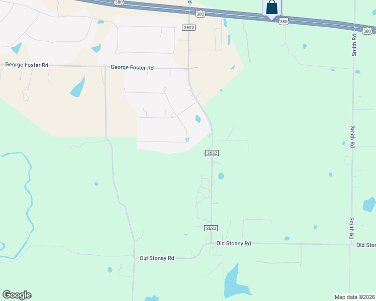 map of restaurants, bars, coffee shops, grocery stores, and more near 1401 Stony Valley Drive in Ponder
