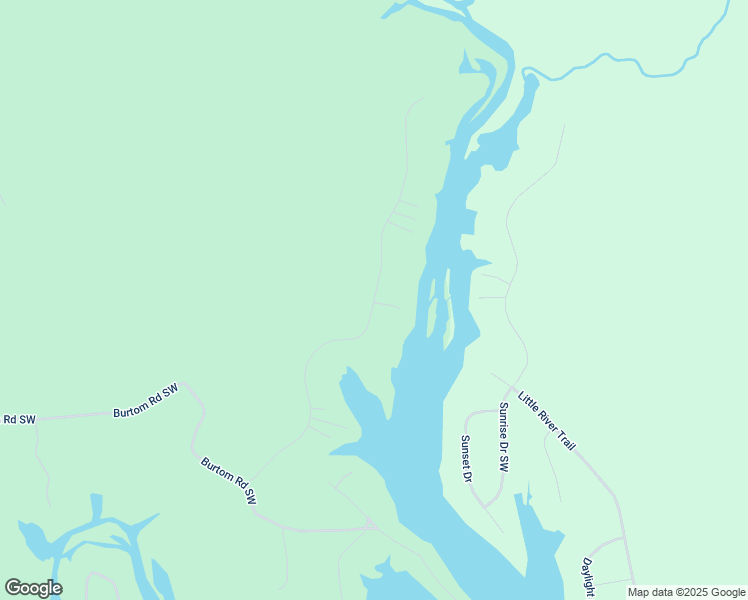 map of restaurants, bars, coffee shops, grocery stores, and more near Anchor Point Drive in Putnam County