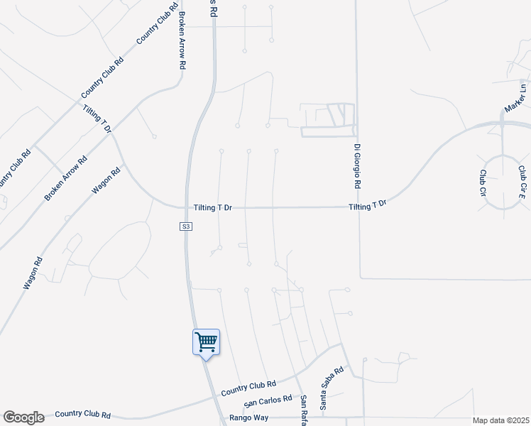 map of restaurants, bars, coffee shops, grocery stores, and more near 3212 Double O Road in Borrego Springs