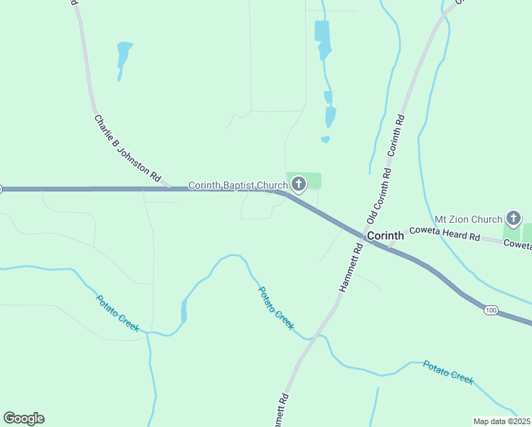 map of restaurants, bars, coffee shops, grocery stores, and more near 741 Georgia 100 in Hogansville