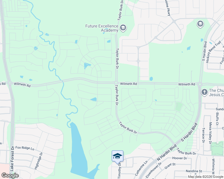 map of restaurants, bars, coffee shops, grocery stores, and more near 2707 County Road 943 in McKinney