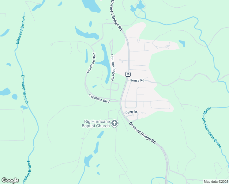 map of restaurants, bars, coffee shops, grocery stores, and more near 16000 Capstone Boulevard in Brookwood