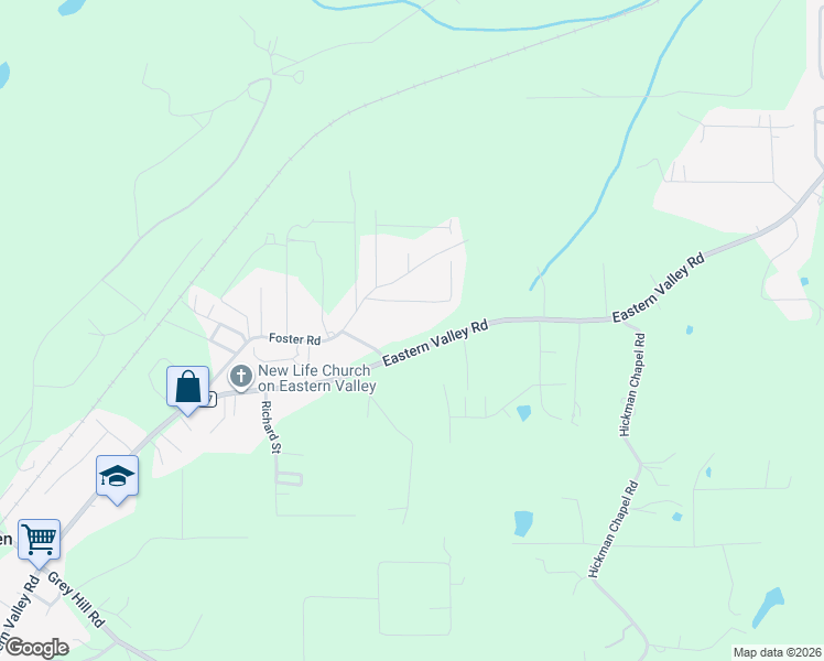 map of restaurants, bars, coffee shops, grocery stores, and more near 21905 Westhaven Lane in McCalla