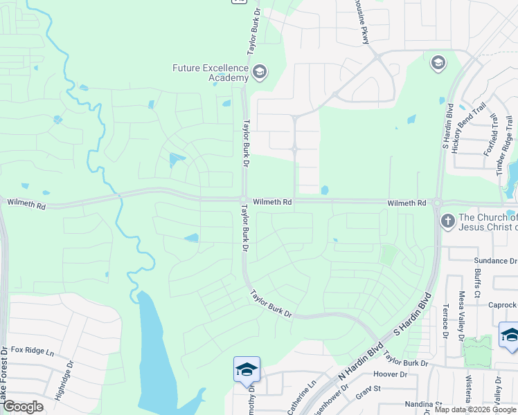map of restaurants, bars, coffee shops, grocery stores, and more near 3069 County Road 943 in McKinney