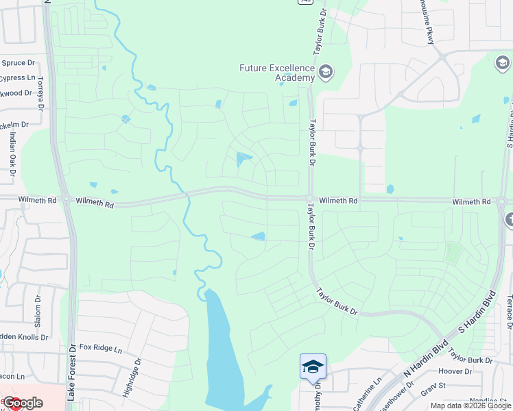map of restaurants, bars, coffee shops, grocery stores, and more near 2707 County Road 943 in McKinney