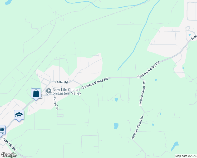 map of restaurants, bars, coffee shops, grocery stores, and more near 21953 Westhaven Lane in McCalla