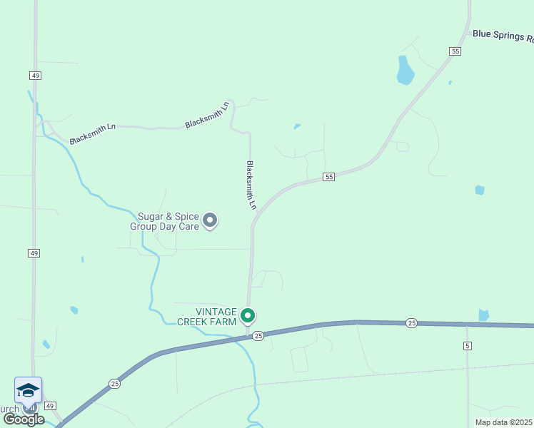 map of restaurants, bars, coffee shops, grocery stores, and more near 436 County Road 55 in Wilsonville