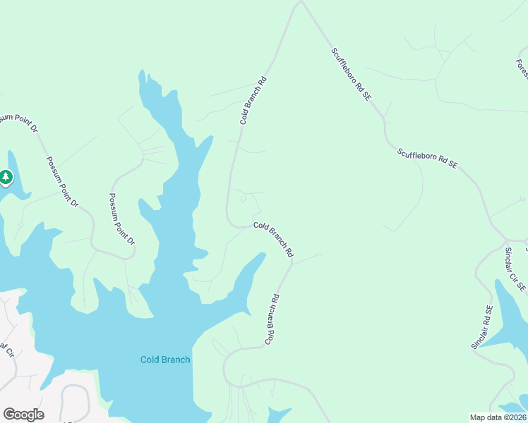 map of restaurants, bars, coffee shops, grocery stores, and more near 183 Cold Branch Road in Eatonton