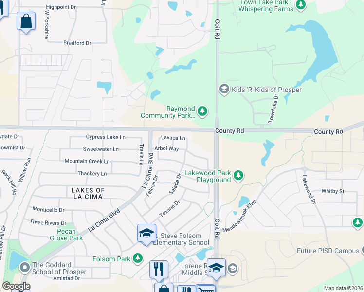map of restaurants, bars, coffee shops, grocery stores, and more near in 
