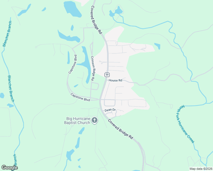map of restaurants, bars, coffee shops, grocery stores, and more near 12089-12097 Covered Bridge Rd in Brookwood