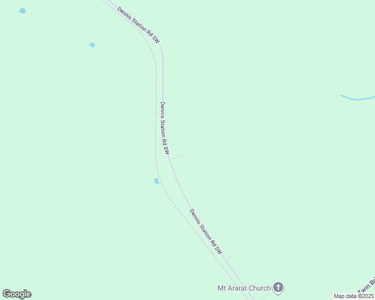 map of restaurants, bars, coffee shops, grocery stores, and more near 505 Dennis Station Road Southwest in Eatonton