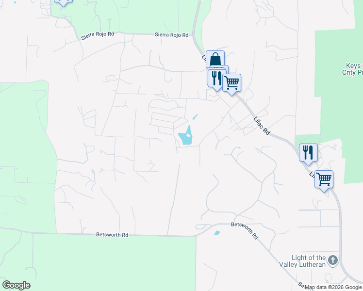 map of restaurants, bars, coffee shops, grocery stores, and more near 28890 Lilac Road in Valley Center