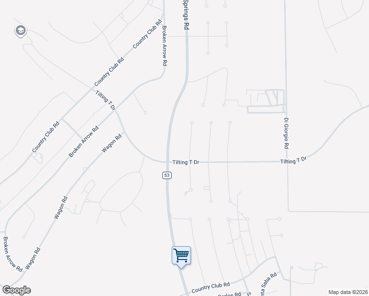 map of restaurants, bars, coffee shops, grocery stores, and more near 3160 Flying H Road in Borrego Springs