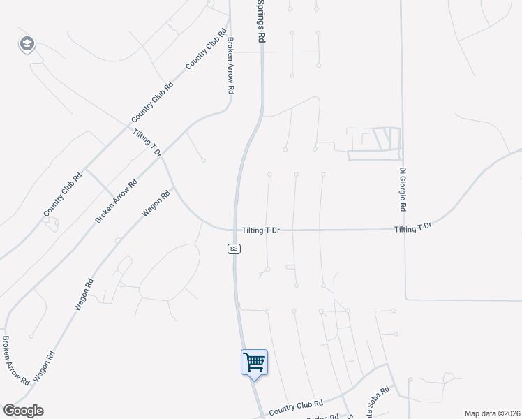 map of restaurants, bars, coffee shops, grocery stores, and more near 3160 Flying H Road in Borrego Springs