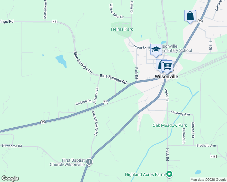 map of restaurants, bars, coffee shops, grocery stores, and more near 35 Jackson Street in Wilsonville