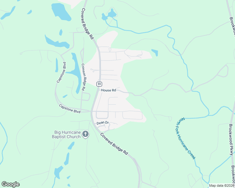 map of restaurants, bars, coffee shops, grocery stores, and more near 11356 Lexie Lane in Brookwood