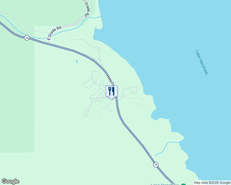 map of restaurants, bars, coffee shops, grocery stores, and more near Highway 76 in Santa Ysabel