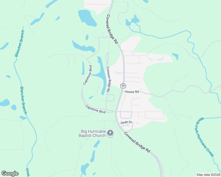 map of restaurants, bars, coffee shops, grocery stores, and more near 11446 Crimson Ridge Road in Brookwood