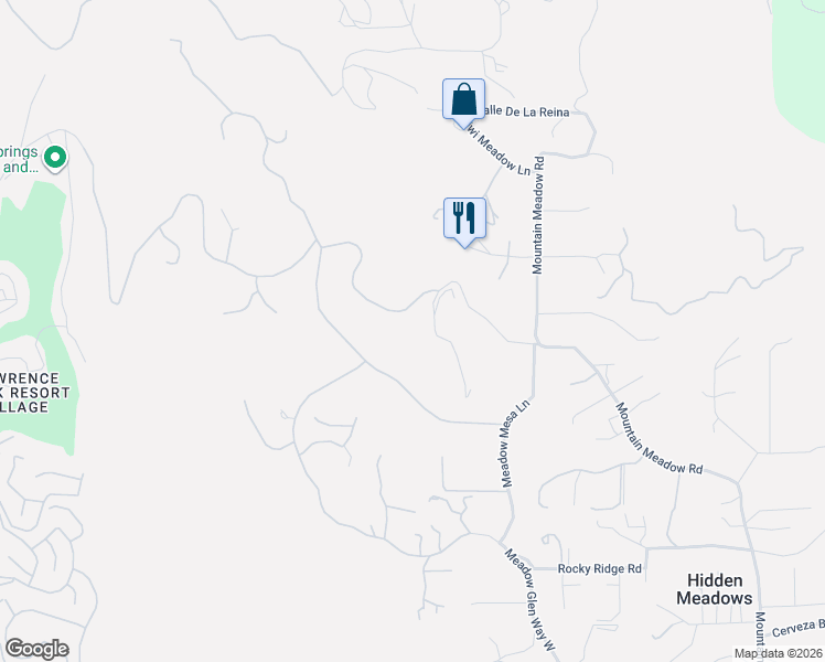 map of restaurants, bars, coffee shops, grocery stores, and more near 9785 Rimrock Summit Lane in Escondido