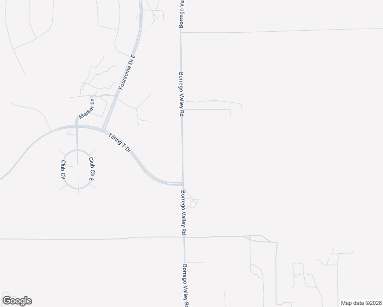 map of restaurants, bars, coffee shops, grocery stores, and more near Borrego Valley Road in Borrego Springs