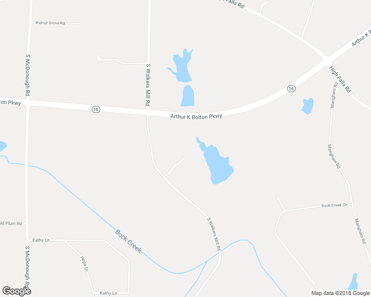 map of restaurants, bars, coffee shops, grocery stores, and more near 415 South Walkers Mill Road in Griffin