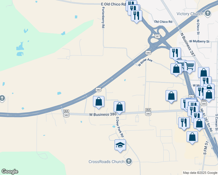 map of restaurants, bars, coffee shops, grocery stores, and more near 201 Meadowbrook Lane in Decatur