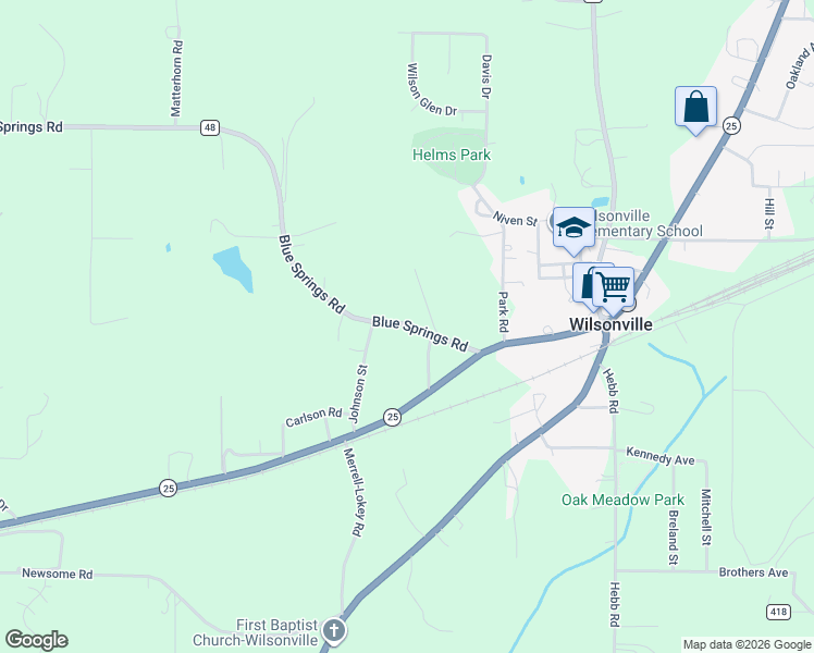 map of restaurants, bars, coffee shops, grocery stores, and more near 3880 County Road 48 in Wilsonville
