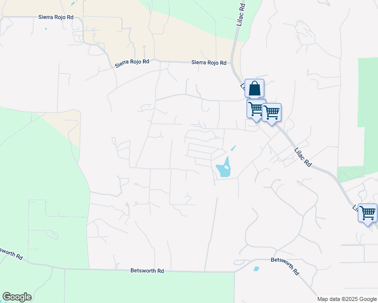 map of restaurants, bars, coffee shops, grocery stores, and more near 28890 Lilac Road in Valley Center