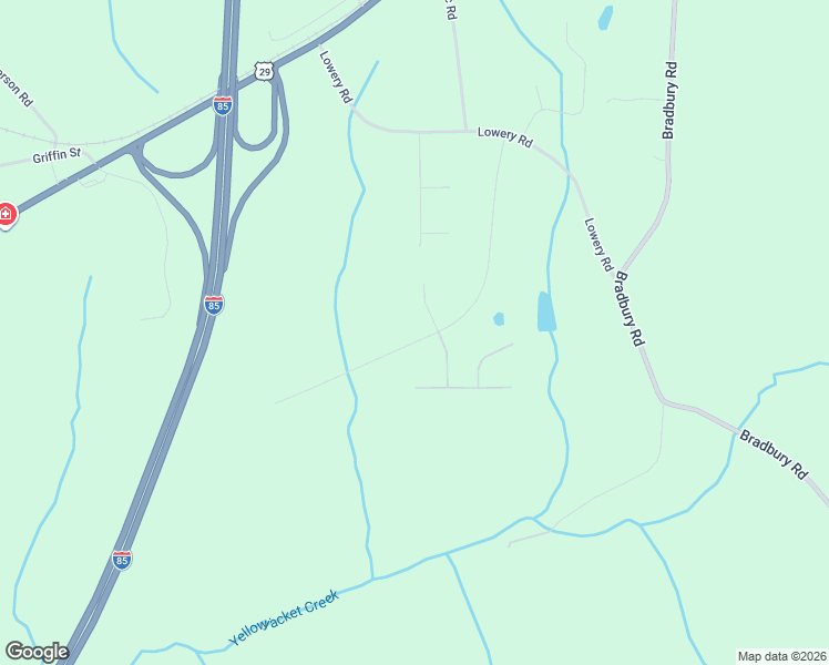 map of restaurants, bars, coffee shops, grocery stores, and more near 149 Jenny Road in Grantville