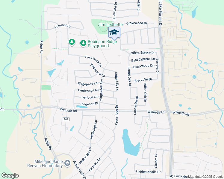 map of restaurants, bars, coffee shops, grocery stores, and more near 5404 Centeridge Lane in McKinney