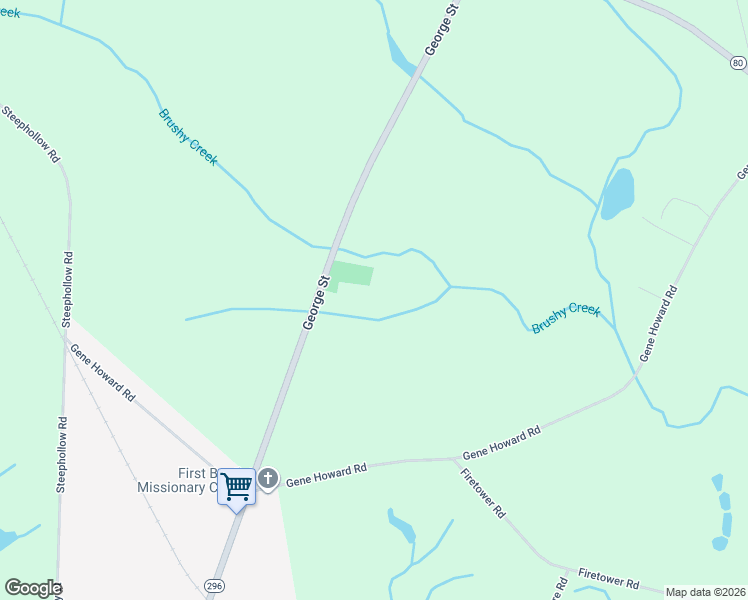 map of restaurants, bars, coffee shops, grocery stores, and more near 13982 Georgia 296 in Stapleton