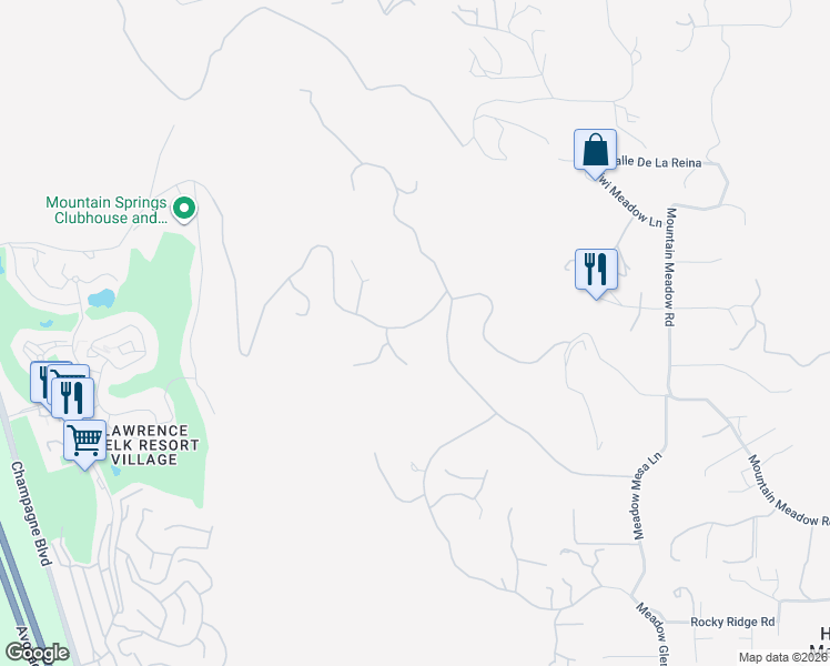 map of restaurants, bars, coffee shops, grocery stores, and more near 9651 Welk View Drive in Escondido