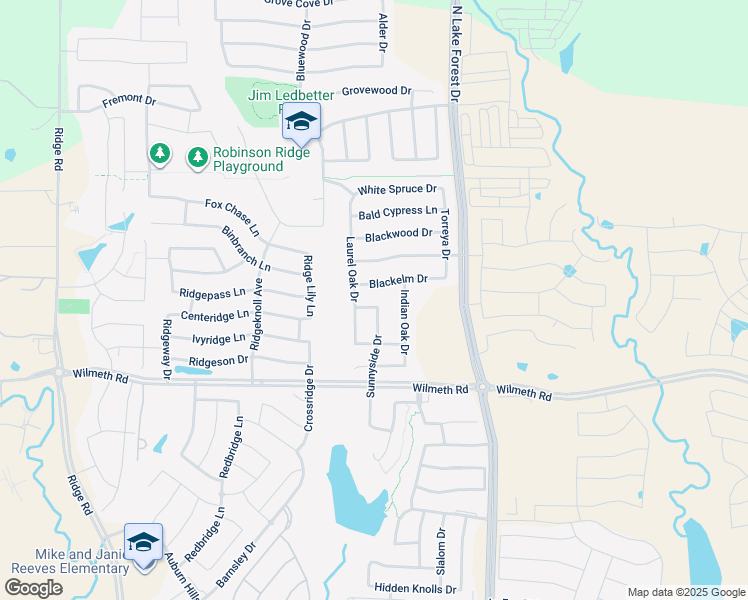 map of restaurants, bars, coffee shops, grocery stores, and more near 5204 Balsam Drive in McKinney