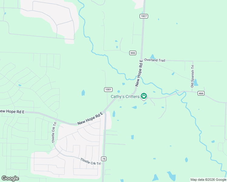 map of restaurants, bars, coffee shops, grocery stores, and more near 4196 County Road 1001 in McKinney