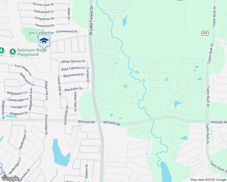 map of restaurants, bars, coffee shops, grocery stores, and more near 2802 Torreya Drive in McKinney