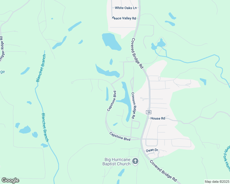 map of restaurants, bars, coffee shops, grocery stores, and more near 16000 Capstone Boulevard in Brookwood