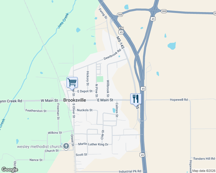 map of restaurants, bars, coffee shops, grocery stores, and more near 124-448 Wilbrook Road in Brooksville