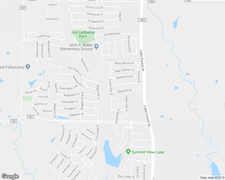 map of restaurants, bars, coffee shops, grocery stores, and more near 5216 Blackelm Drive in McKinney