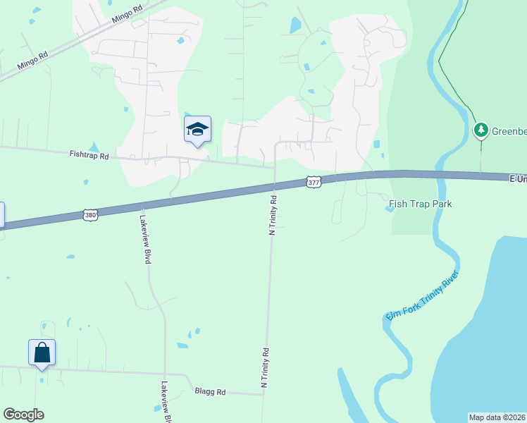 map of restaurants, bars, coffee shops, grocery stores, and more near in Denton