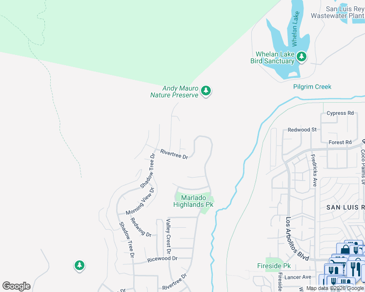 map of restaurants, bars, coffee shops, grocery stores, and more near 852 Deerfield Court in Oceanside